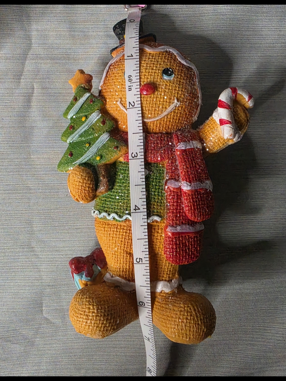 Source Unknown Red & Green Gingerbread Couple Holiday Figurines - Picture 4 of 4